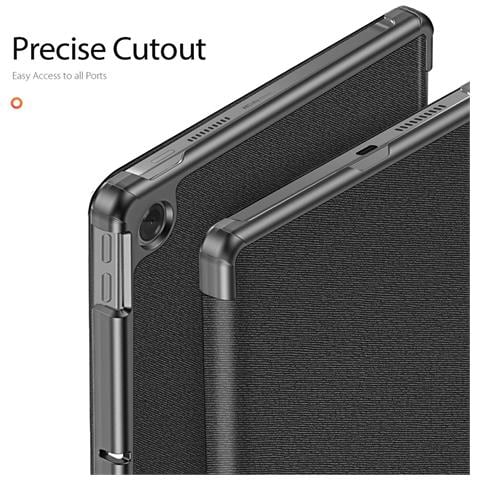 Cover per Tab K10 (2nd Gen) - Pelle /PU, Nero, Auto Wake /Sleep - Foto 4
