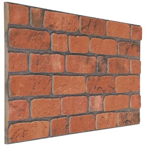 Pannelli da parete 10 pcs Terracotta 100 x 50 cm Schiuma EPS - Foto 1