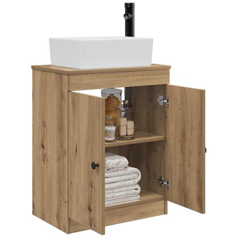 Mobile da bagno con lavabo Rovere Artigianale 54 x 35 x 83 cm - Foto 2