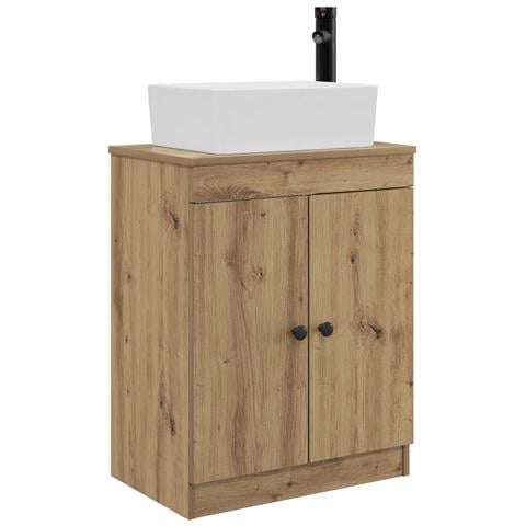 Mobile da bagno con lavabo Rovere Artigianale 54 x 35 x 83 cm - Foto 1