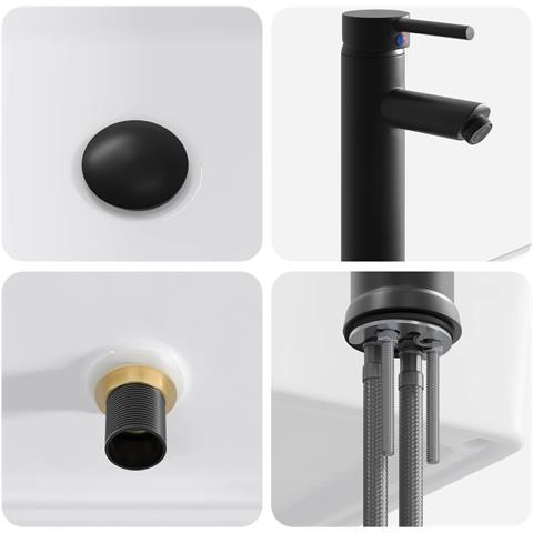 Mobile da bagno con lavabo Rovere Artigianale 54 x 35 x 83 cm - Foto 8