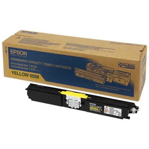 C13S050558 Toner Originale Giallo per Aculaser C1600 / CX16 Capacità 1600 Pagine - Foto 4