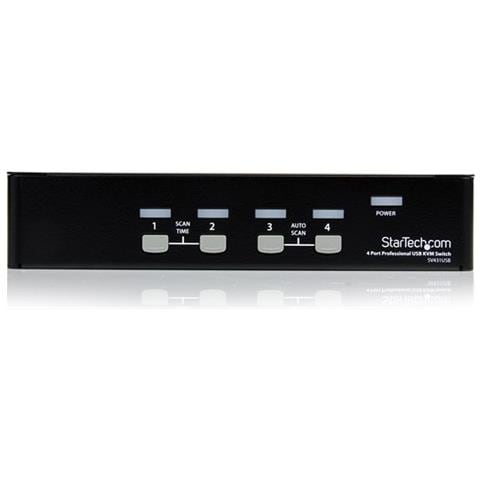 Switch KVM professionale VGA USB a 4 porte con hub - Foto 3