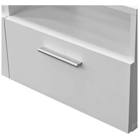 Mobile Porta TV in Legno Multistrato 95x35x36 cm Bianco - Foto 4