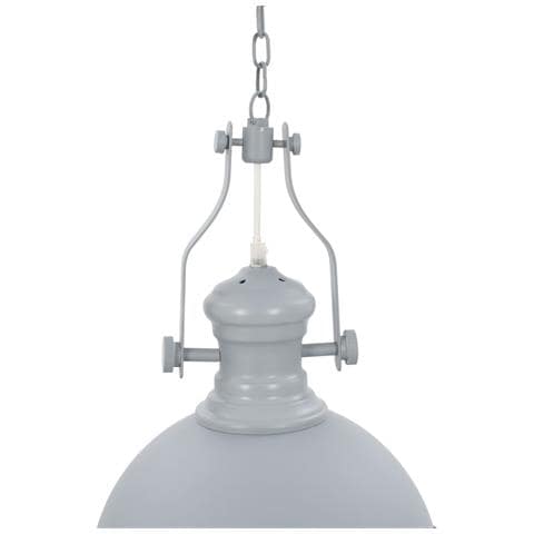 Lampadario Grigio Rotondo E27 - Foto 6