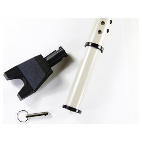 Barra Di Sicurezza Per Bloccaggio Porte Max 1,11mt Con Ghiera Antigraffio - Foto 4