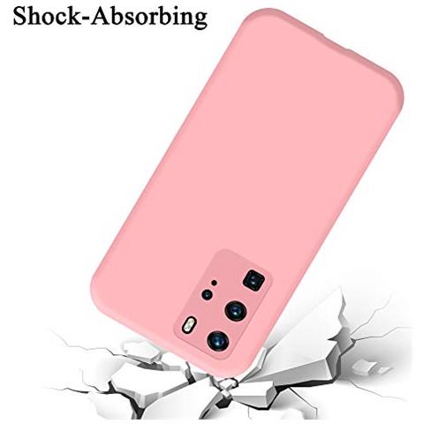 Custodia Compatibile Con Huawei P40 Pro / P40 Pro Plus In Liquid Rosa - Coperchio Protettivo In Silicone Tpu Flessibile - Foto 2