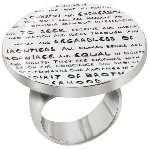 Gioielleria Dmhra004-b14. Anello, Colore Argento. Donna. - In ordine - Foto 3