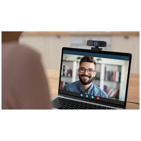 W2000 Webcam Full HD con Autofocus e Microfono Incorporato USB Colore Nero - Foto 5