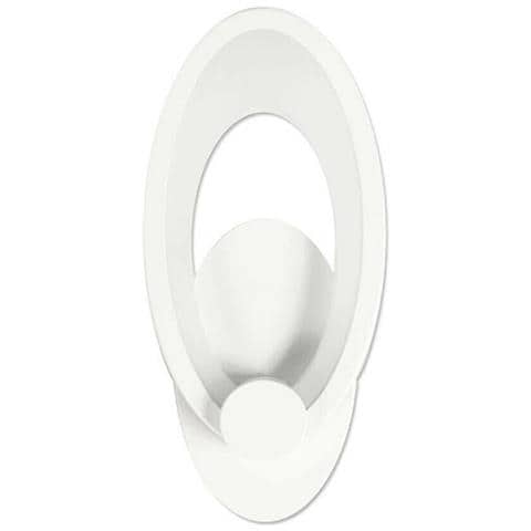 Applique A Parete In Vetro Ovale Lampada Led Luce Naturale 9 W E25n - Foto 4