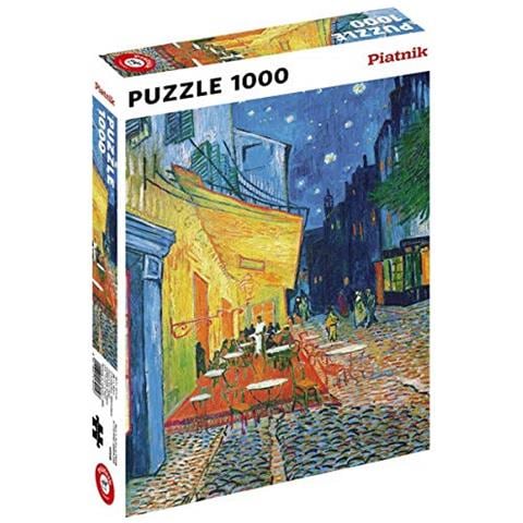 Van Gogh - Terrazza Del Caffa Di Notte Puzzle (1000 Pezzi) - Foto 1