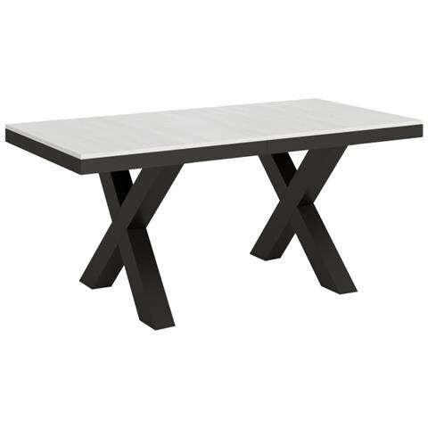 Tavolo Volantis Evolution Piano Quercia Natura 90x180 Allungato 440 Telaio Antracite.1.0.464.gp.29474