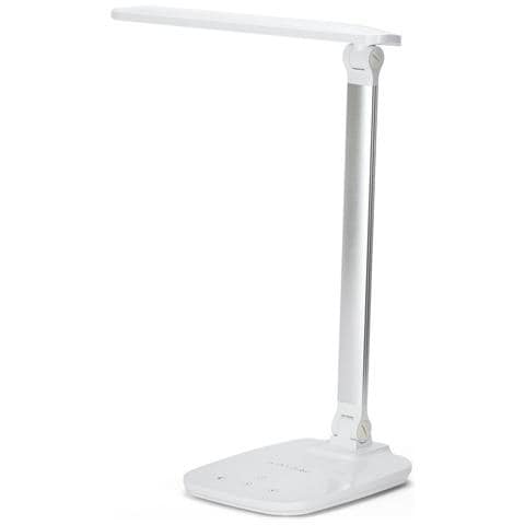Lampada Da Tavolo Mt042 Bianco Nero Alluminio Abs 16 Pezzi - Foto 1