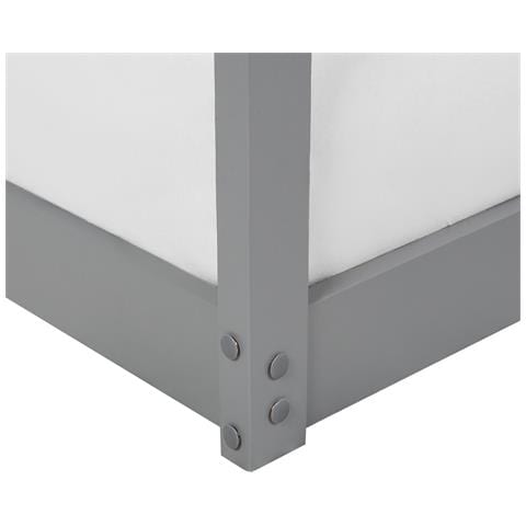 Letto A Castello Legno Grigio 90 X 200 Cm Labatut - Foto 2