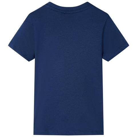 Maglietta Da Bambino A Maniche Corte Blu Scuro 104 - Foto 2