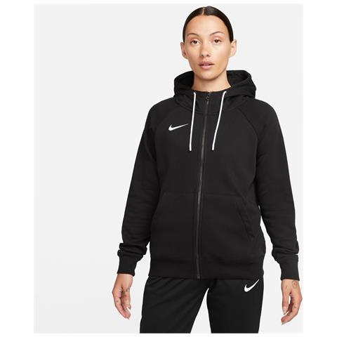 Felpa Con Cappuccio Full Zip Cw6955-010 Donna Taglia Xl Colore Nero - Foto 1