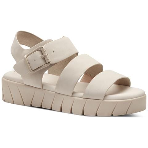 Beige Casual Open Sandals Sandali Sintetico E Tessile Scarpe Donna Beige Eu 37, 5-28710-42 400 - Foto 1