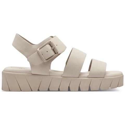 Beige Casual Open Sandals Sandali Sintetico E Tessile Scarpe Donna Beige Eu 37, 5-28710-42 400 - Foto 2