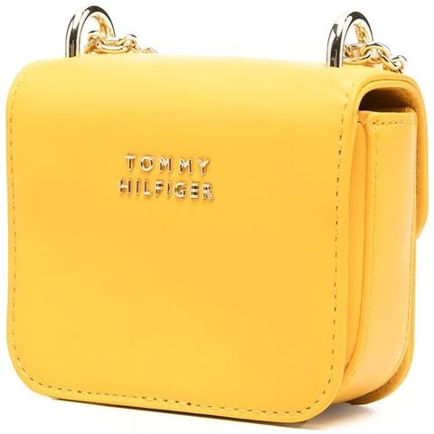 Micro Turnlock Cross Body Bags Borsa Tracolla Corssbody Pelle Borse Donna Giallo Eu One Size, Aw0aw14205 Zew - Foto 2