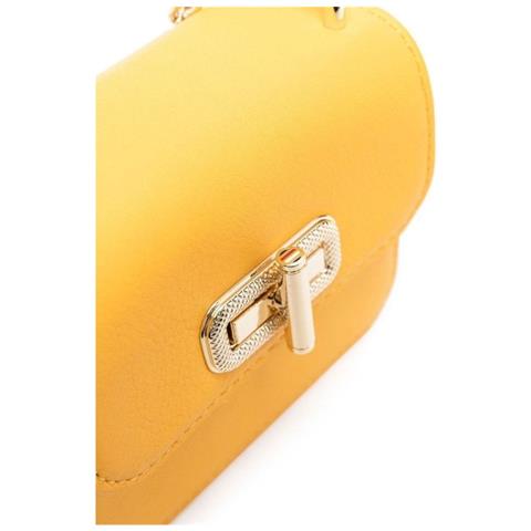 Micro Turnlock Cross Body Bags Borsa Tracolla Corssbody Pelle Borse Donna Giallo Eu One Size, Aw0aw14205 Zew - Foto 3