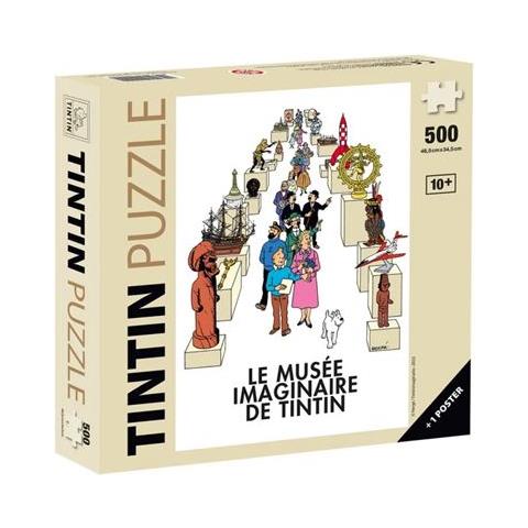 Puzzle Tintin Museo Immaginario 500 Pezzi + 1 Poster - Foto 1