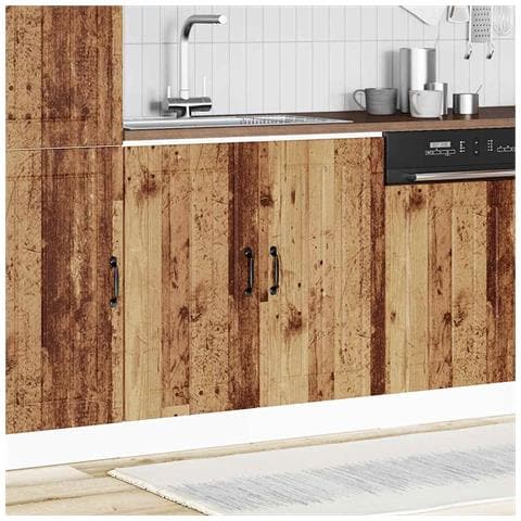 Mobile Base Lavello Lucca Legno Antico In Legno Multistrato - Foto 2