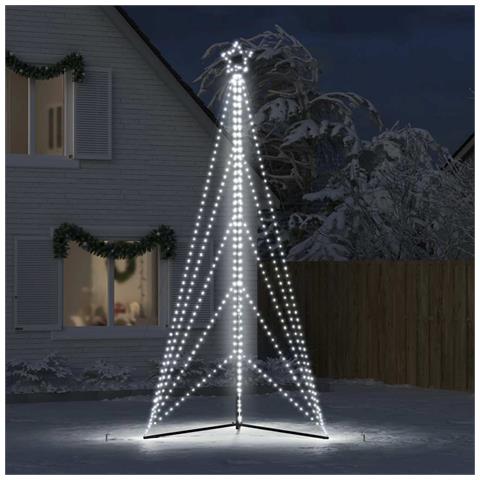 Albero Di Natale A Led 615 Led Bianco Freddo 404,5 Cm - Foto 3