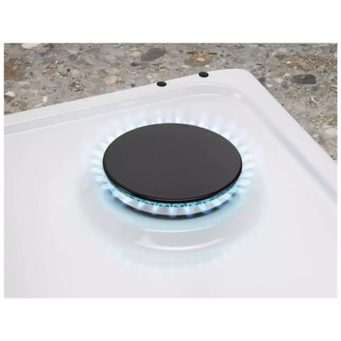 Piano Cottura Misto Da 55 Cm Con 4 Fuochi, Bianco - Egl62821ow - Foto 4