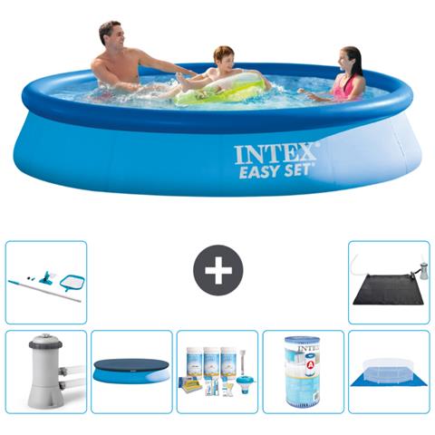 Piscina Fuori Terra - In Giro - 366x76 Cm - Blu - Include Accessori Coordinati A1036 - Foto 1