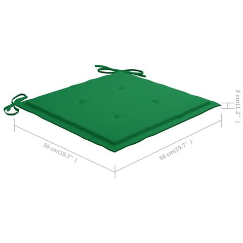 Sedie Da Pranzo Da Esterni Con Cuscini 6 Pz Massello Di Acacia - Foto 7