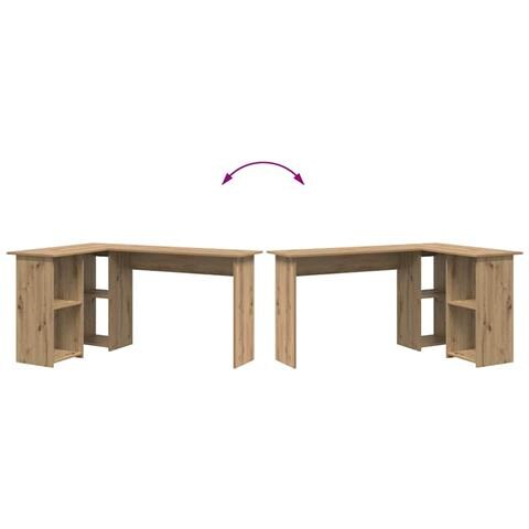 Scrivania in rovere artigianale Rovere artigianale Truciolare Media - Foto 9