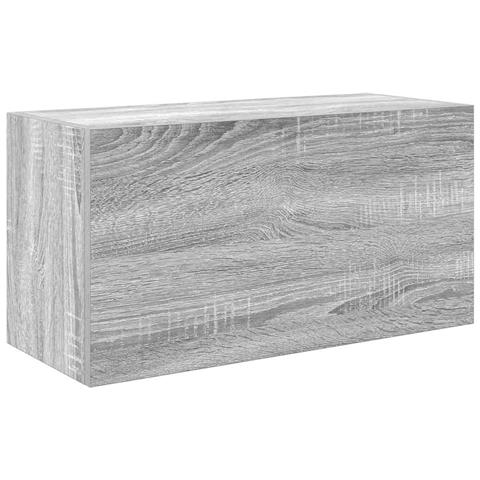 Armadietto Bagno Grigio Sonoma 60x25x30 cm in Legno Multistrato - Foto 1