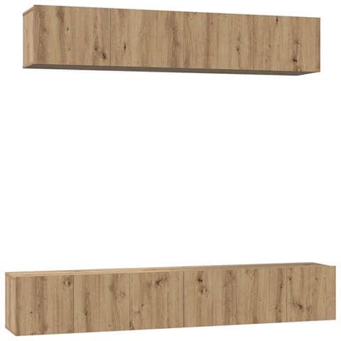 Set di mobili TV 5 pcs rovere artigianale Media 80 x 30 x 30 cm - Foto 1