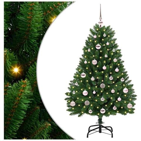 Albero di Natale artificiale Verde 120 cm PVC e Metallo - Foto 1