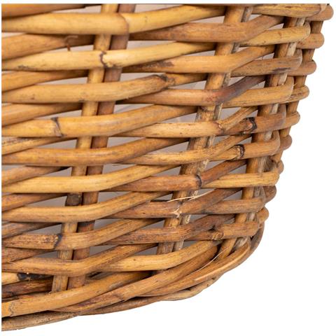 Cesto per Piante con archiviazione 2 pcs Marrone Rattan Lacak - Foto 8