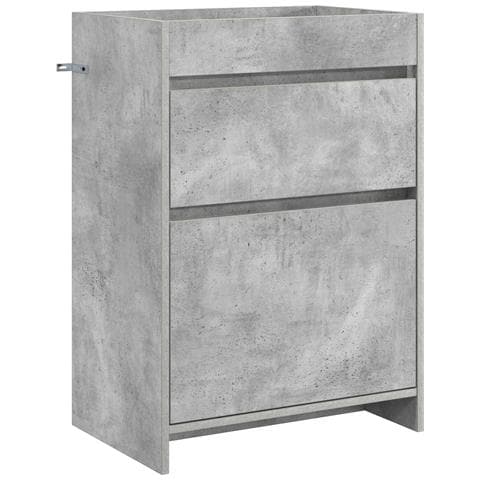 Mobiletto da Bagno Sotto Lavabo Grigio Cemento - Foto 1