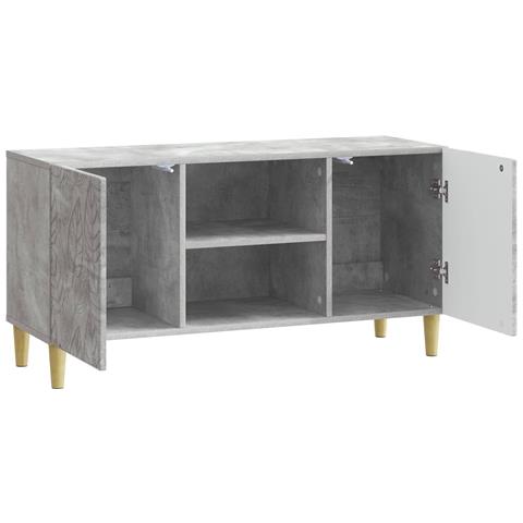 Mobile TV 102 x 34,5 x 50 cm Grigio Cemento - Foto 2