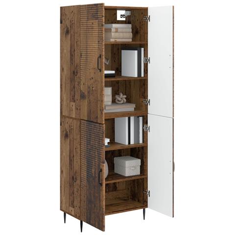Set di armadi 2 pcs 66 x 34,5 x 89,5 cm Legno ingegnerizzato - Foto 2