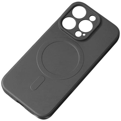 Custodia In Silicone Compatibile Con Magsafe Per Iphone 15 Plus - Nera - Foto 2