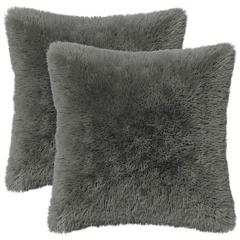 Cuscino con cuscino HEERLEN 2 pz Verde chiaro Fleece PV - Foto 1