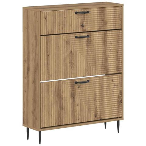 Mobile per scarpe HAARLEM 78 x 24 x 103 cm Legno ingegnerizzato - Foto 1