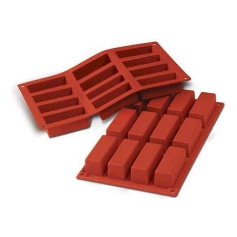 Stampo cakes 12 cavità 8x3cm classic terracotta silicone - Foto 1