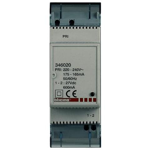 Alimentatore Supplementare 2 Din Per Alimentazione Locale Dei Posti Interni Ed Esterni Predisposti. Corrente Max 600 Ma - Foto 2