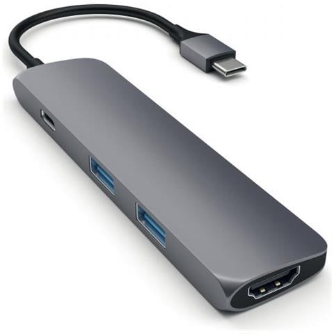 Adattatore Usb-c Multiport Hdmi-2usb-usbc 4k Spacegray - Foto 1