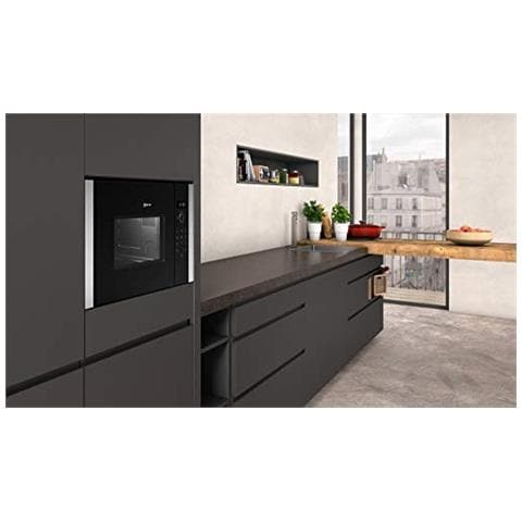 NEFF - HLAWD23N0 forno a microonde Incasso Solo microonde 20 L 800 W Nero,  Acciaio inossidabile - ePRICE
