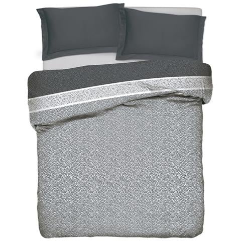 Trapunta Piumone Estiva Primaverile 100gr Linea Scaldanotti Disegno Camilla Grigio Singolo Grigio - Foto 2