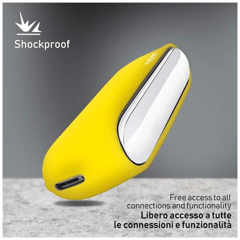 Soft Case per IQOS 3 DUO / 3, Custodia Cover di Protezione Morbida per Sigaretta Elettronica IQOS 3 DUO / 3 Silicone Soft Touch, Contro Graffi Cadute e Urti accidentali, Case mordibo (Yellow) - Foto 2