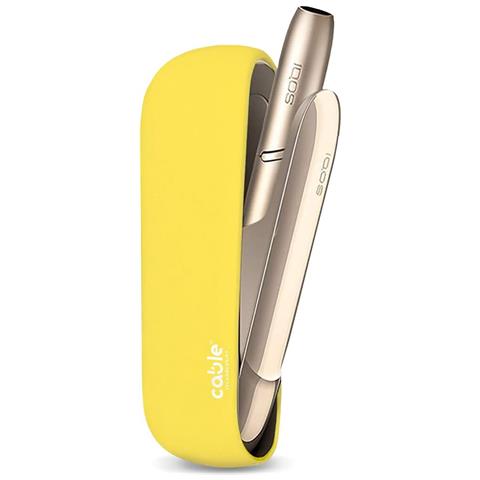 Soft Case per IQOS 3 DUO / 3, Custodia Cover di Protezione Morbida per Sigaretta Elettronica IQOS 3 DUO / 3 Silicone Soft Touch, Contro Graffi Cadute e Urti accidentali, Case mordibo (Yellow) - Foto 1
