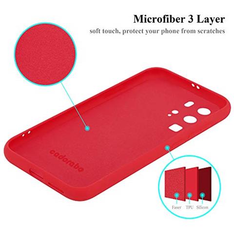 Custodia Compatibile Con Huawei P40 Pro / P40 Pro Plus In Liquid Rosso - Coperchio Protettivo In Silicone Tpu Flessibile - Foto 2