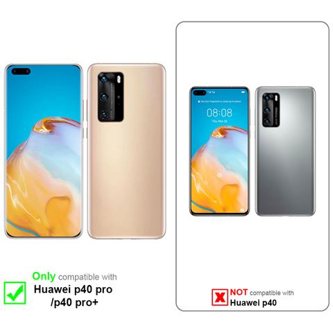 Custodia Compatibile Con Huawei P40 Pro / P40 Pro Plus In Liquid Rosso - Coperchio Protettivo In Silicone Tpu Flessibile - Foto 11